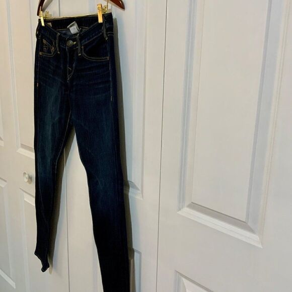 True Religion Stella Dark Wash Skinny Jeans Size 27 - Picture 6 of 12